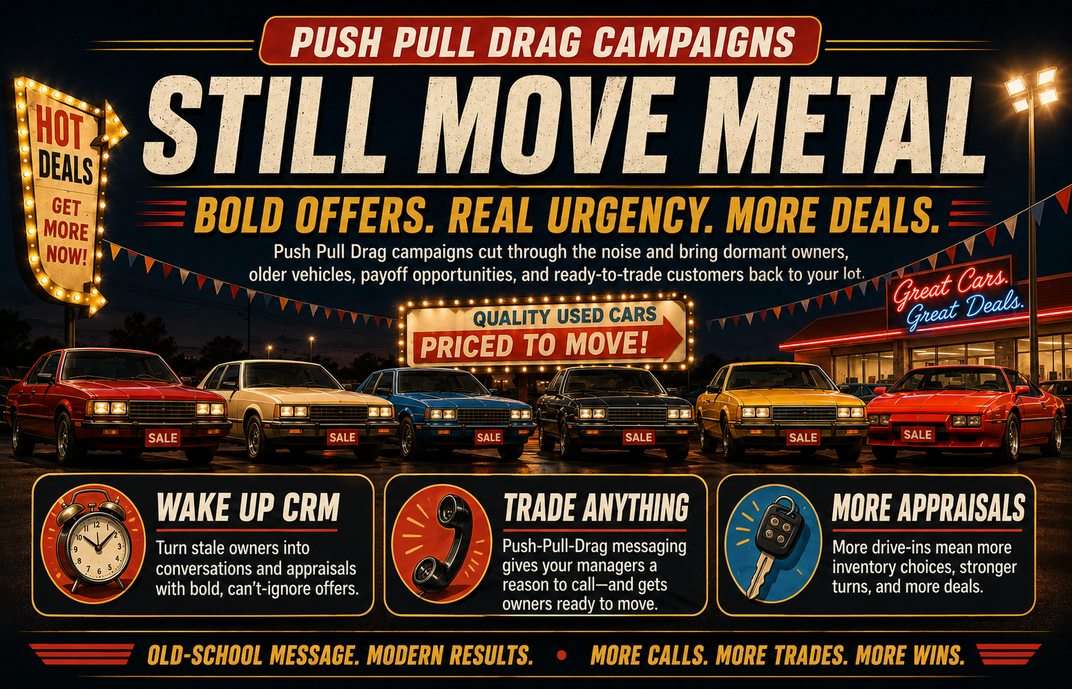 Push Pull Drag campaign graphic
