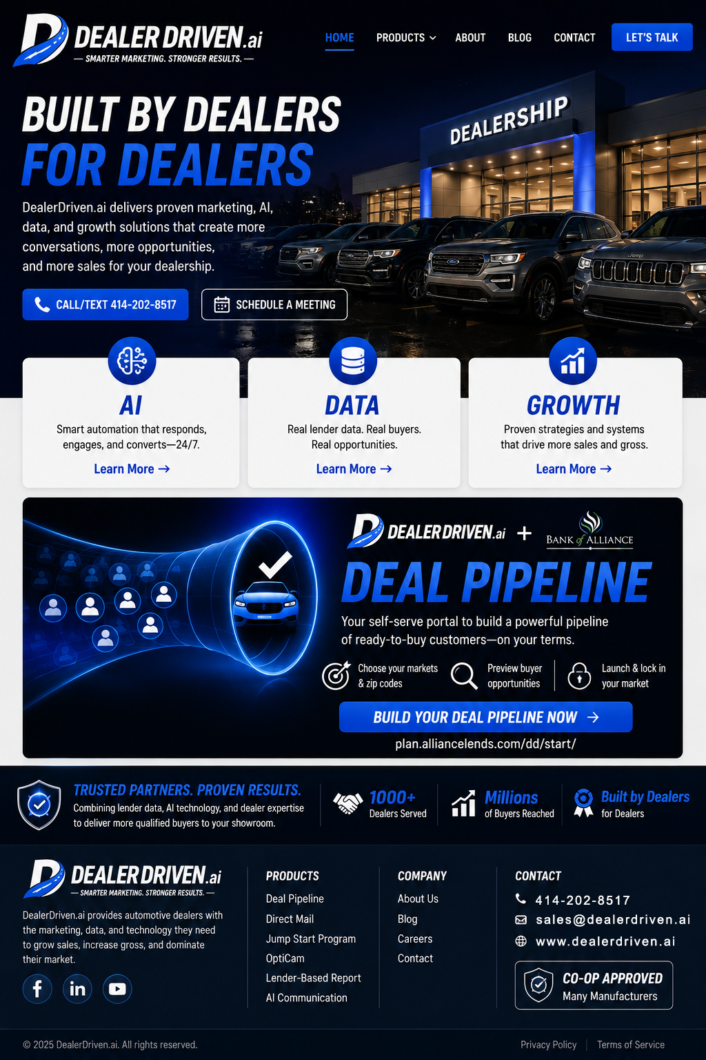 DealerDriven and Bank of Alliance Deal Pipeline self-service buyer activation platform